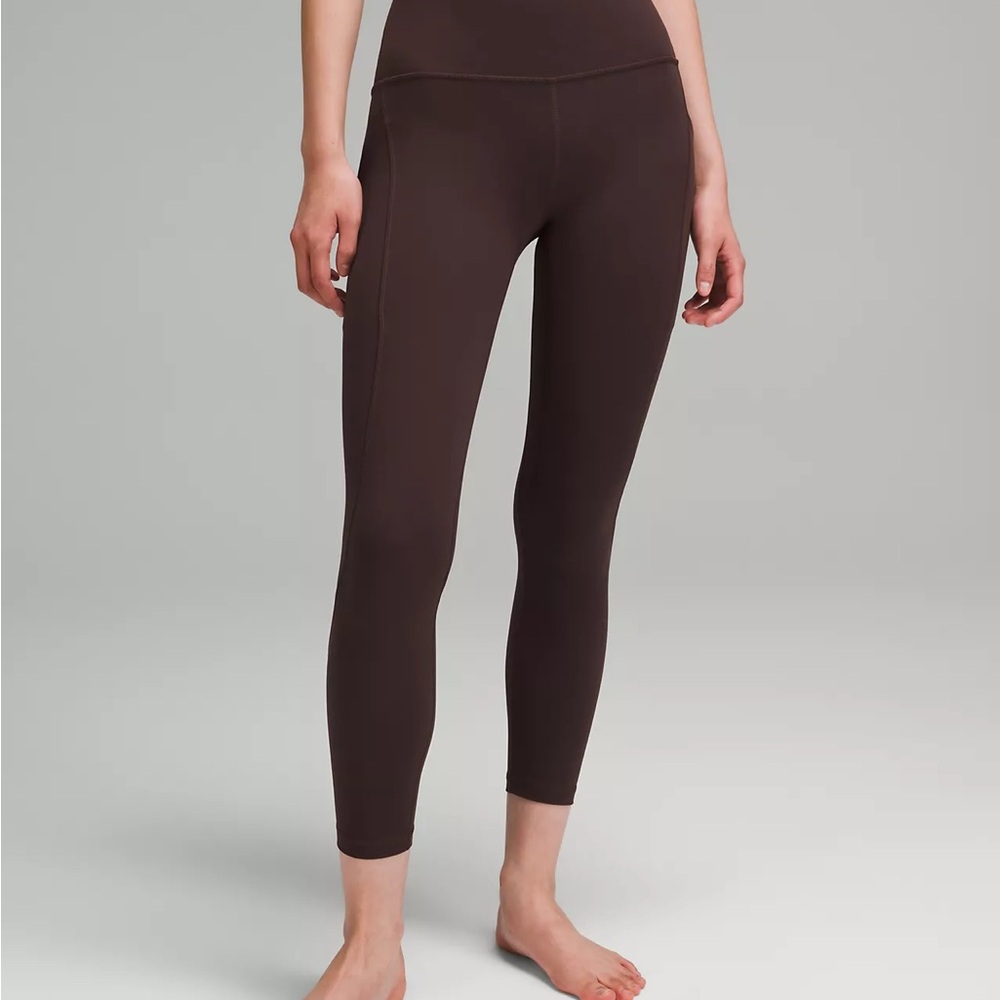 Lululemon align high rise leggings with pockets - espresso color